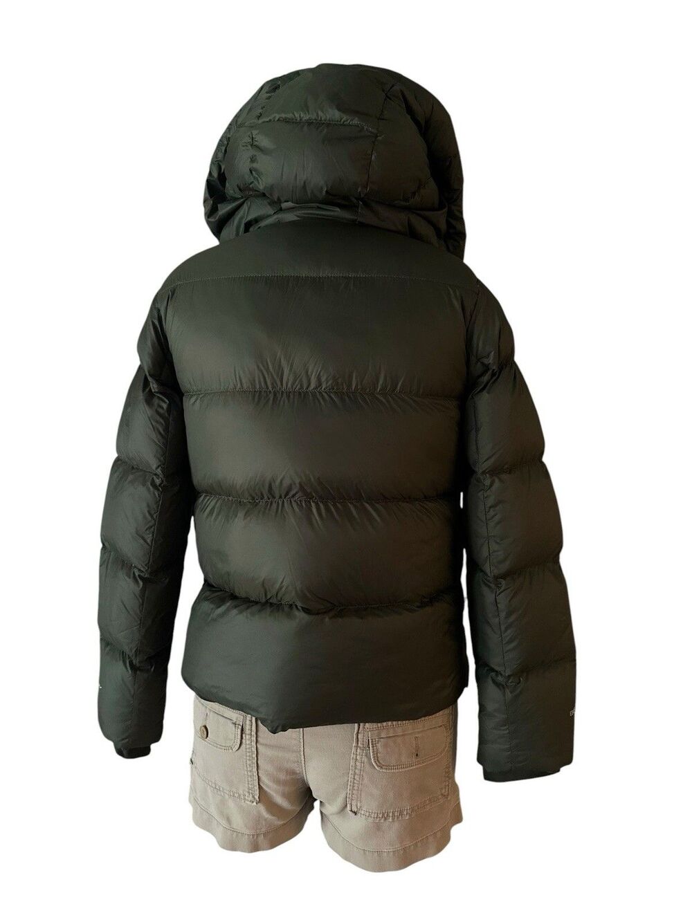 Eddie Bauer Jacket Womens P/ XS  EB650 Down Puffer Hooded Sherpa Lined jacket‎